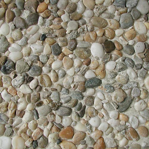 5.05 Danube pebbles 8 - 16 mm, white cement