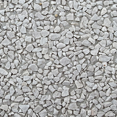 5.07 White crushed stone 4 - 8 mm, gray cement