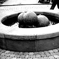Kapušany - fontána, 1997